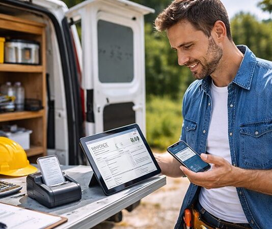 Mobilno izdajanje računov: prednosti za podjetnike na terenu Mobilno izdajanje računov